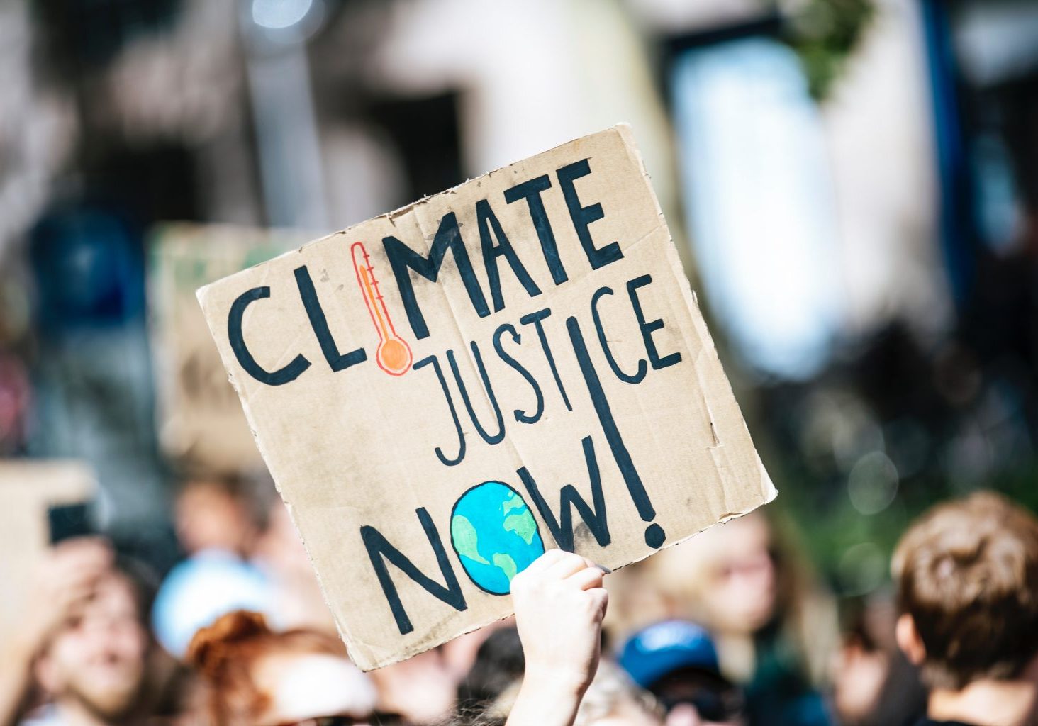 Climate justice rally sign - markus-spiske-dYZumbs8f_E-unsplash